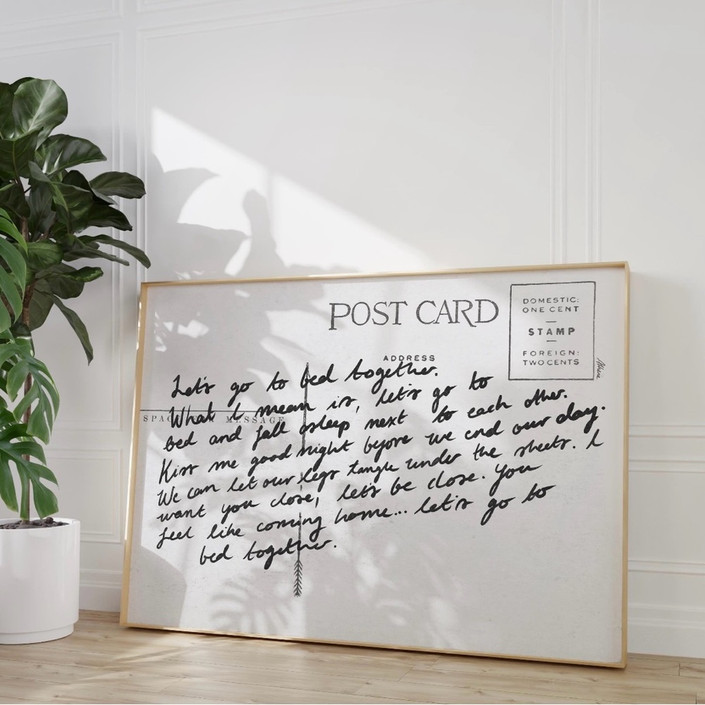 Decorative Postcard Wall Art